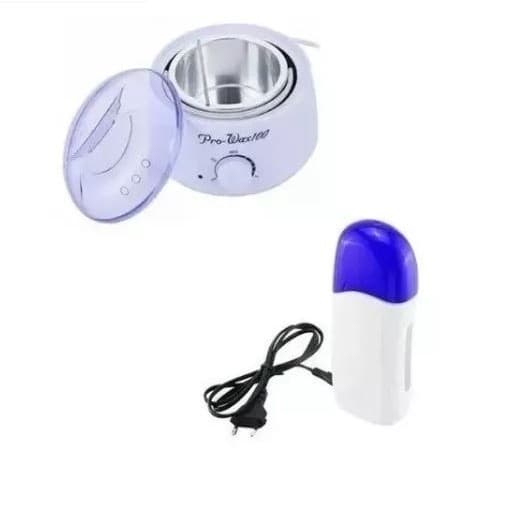 Kit Aquecedor Cera Panela Elétrica e Derretedor Roll-on Termocera