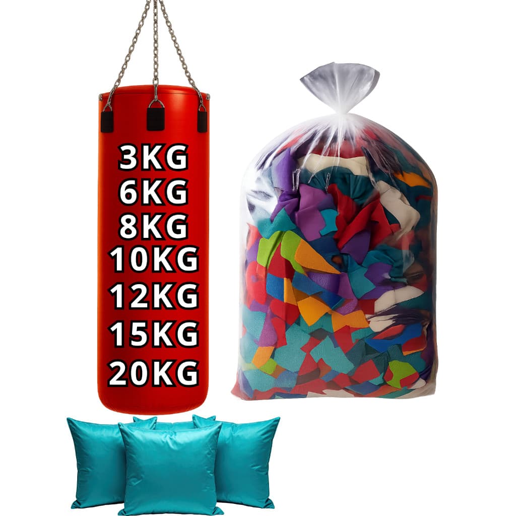 Retalhos para Enchimento de Saco de Pancada, Almofadas, Pufss, Zero Papel