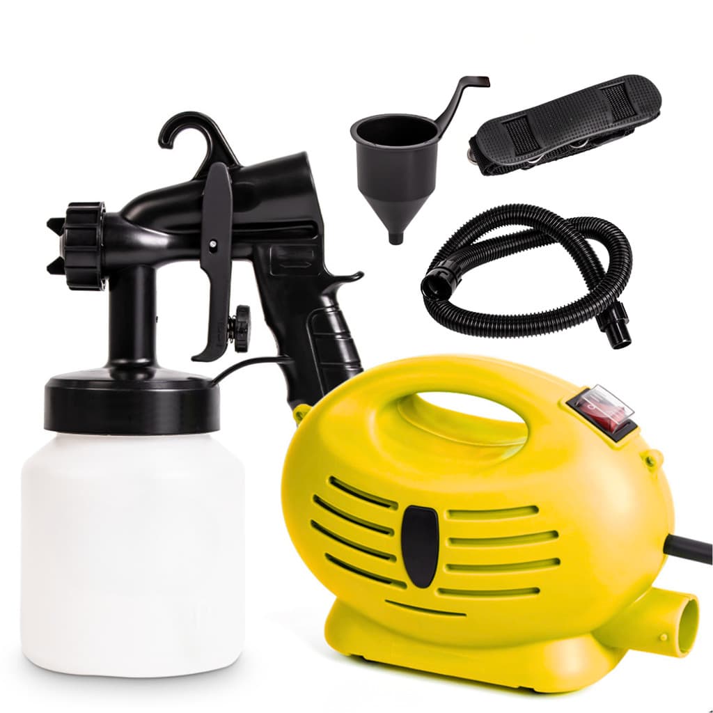 Pistola de Pintura Pulverizadora Compressor Elétrica HVLP 650W 800ml 110v ou 220v Profissional