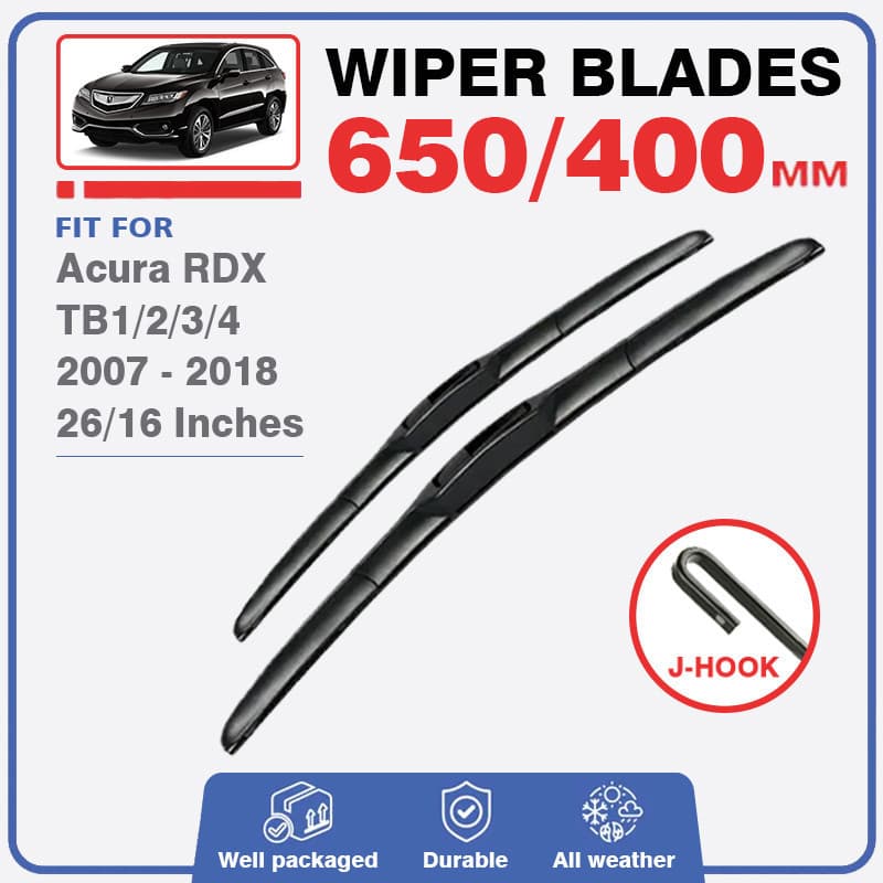 Kit De Conjunto De Lâminas De Limpador Dianteiro Para Acura RDX 2007-2019 Recarga 26 " + 16 " Pára-Brisa Janela Escovas 