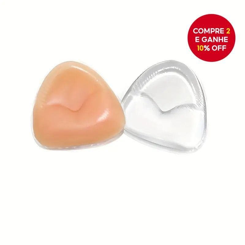Almofadas de sutiã em silicone push-up reutilizáveis, respiráveis e hipoalergênicas para biquíni e moda praia.