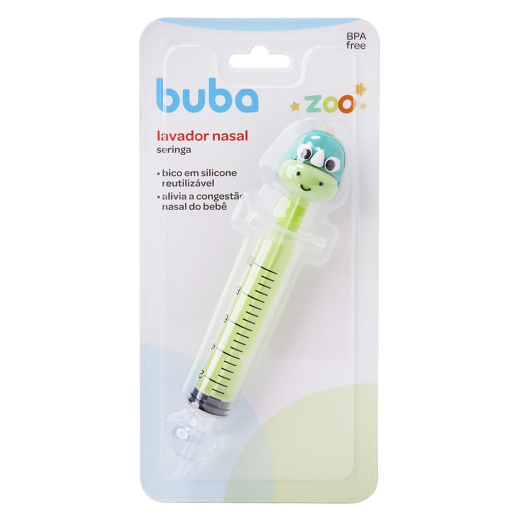 Seringa para Lavagem Nasal Buba Zoo Dino