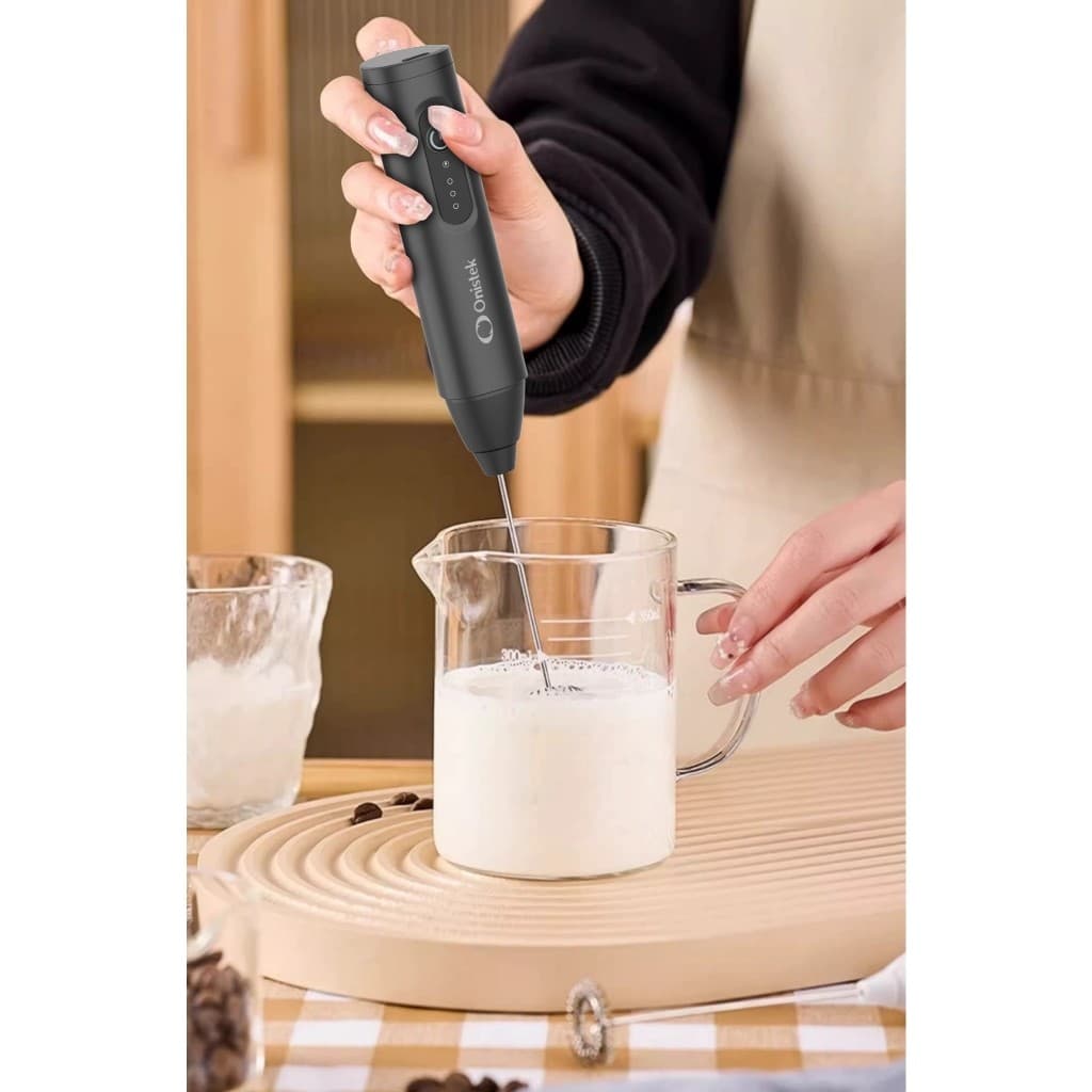 Mini Mixer Portátil Misturador de Bebidas Batedor Espumador Leite USB Recarregável Cozinha Cafe Ovo