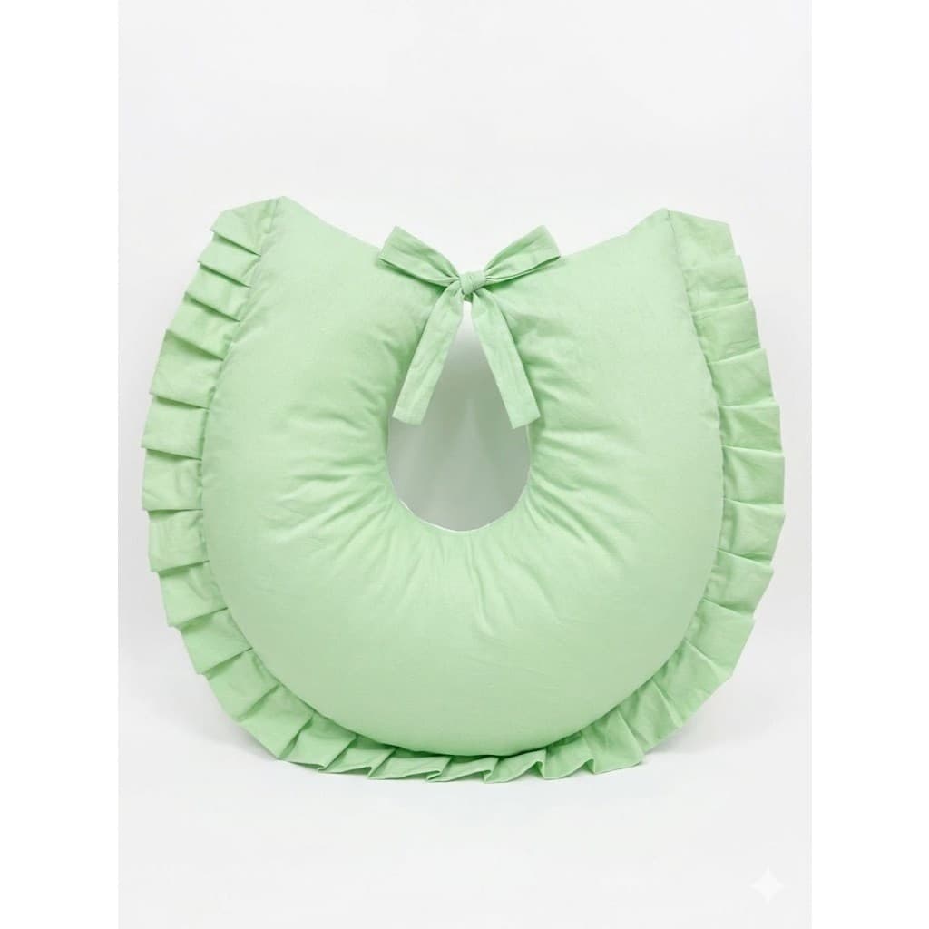 travesseiro almofada amamentação formato em U ajustável 100% algodão conforto descanso maternidade