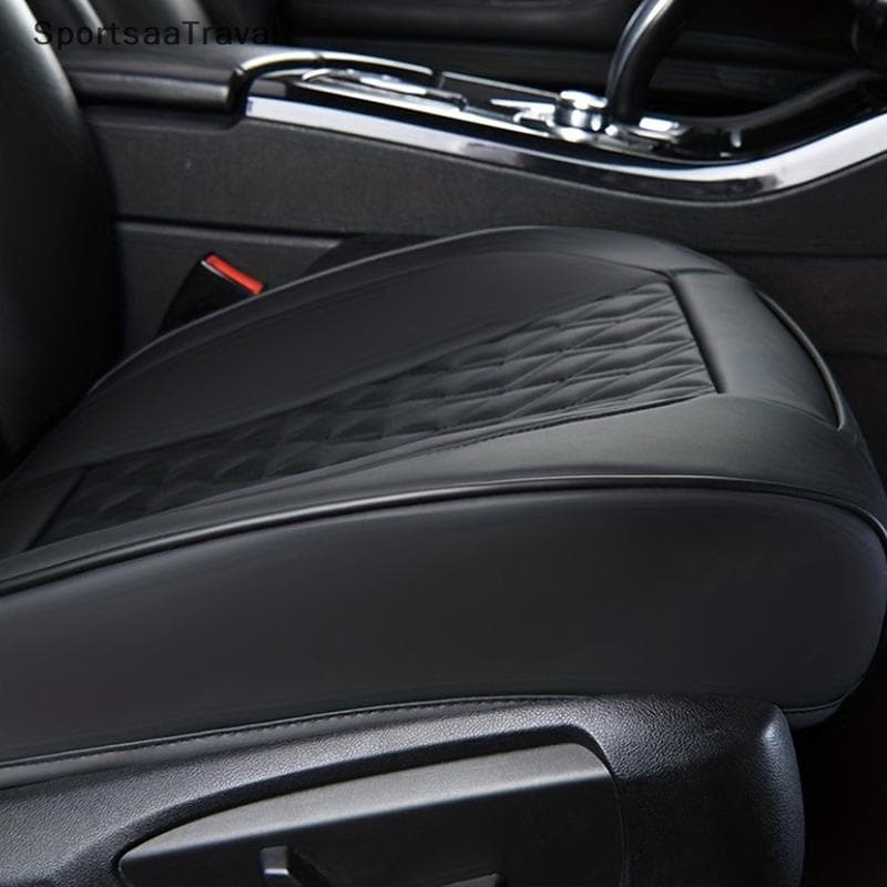 S & T Nova Capa De Assento De Carro Frontal De Couro PU Almofada Protetor Automóveis Universal Cadeira Nul