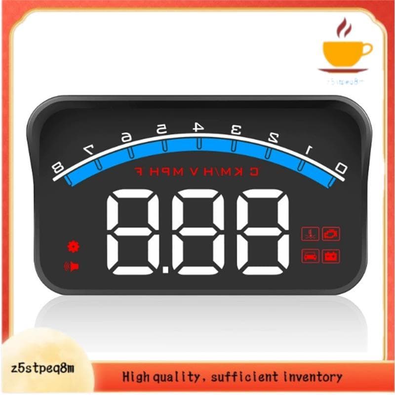 HUD Head Up Display OBD2 Velocímetro Digital Para Carro Monitor De Temperatura Da Água Acessórios Projetor