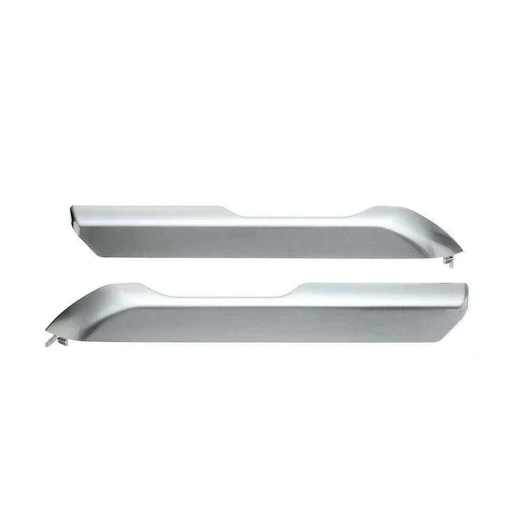 2 Pçs Almofada Do Assento Dianteiro Carro Valance Chrome Capa Guarnição Para Land Rover Range 2004-2012 Molduras Interio