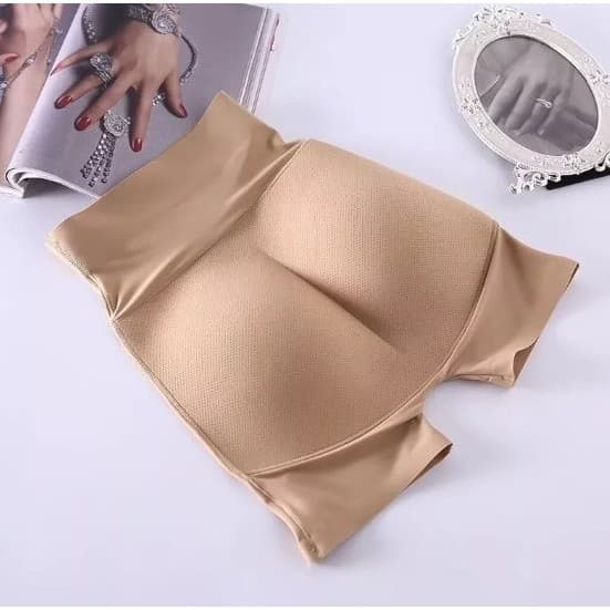 Calcinha Com Enchimento no Bumbum e Quadril Cintura Alta Modeladora Aumenta e Empina Bumbum