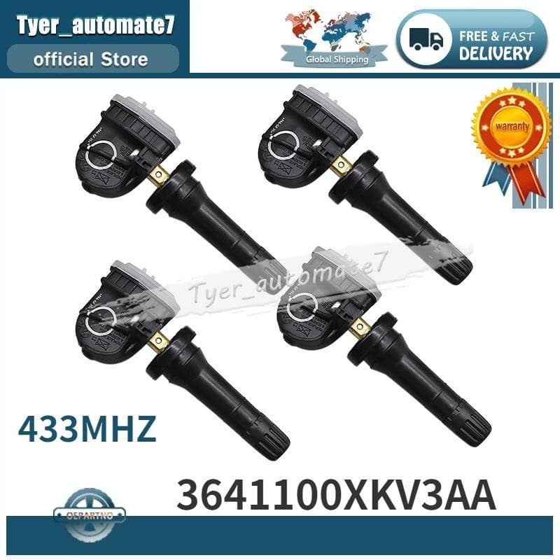 Sensor 433MHZ Do Sistema De Monitoramento Da Pressão Dos Pneus De 4PCS TPMS 3641100XKV3AA Para Haval XY Tanque 500 Grand