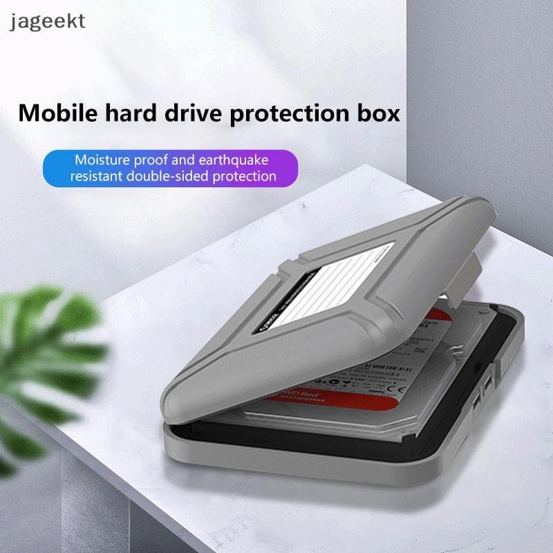 [jageekt] Sacos E Estojos De Disco Rígido Portáteis De 3.5 Polegadas HDD Caixa De Armazenamento Protetora À Prova De Umi