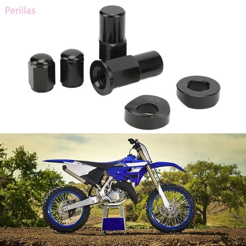 Perillas Dirt Bike Rim Porcas Parafusos Espaçador Válvulas Motocross Tampas Kit Porca Bloqueio Aro