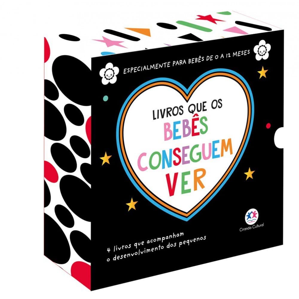 Livros que os bebês conseguem ver