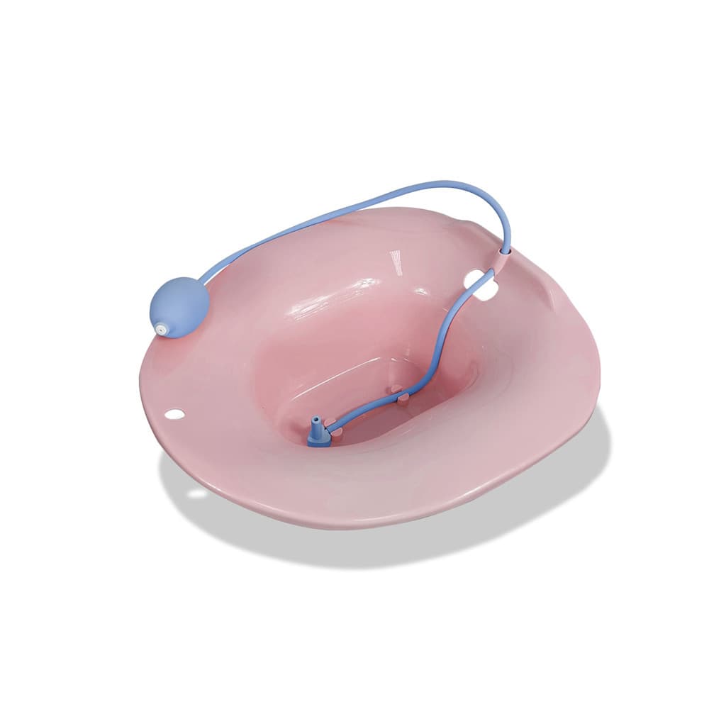 BACIA LAVATÓRIO PARA BANHO DE ASSENTO COR ROSA - MONTSERRAT