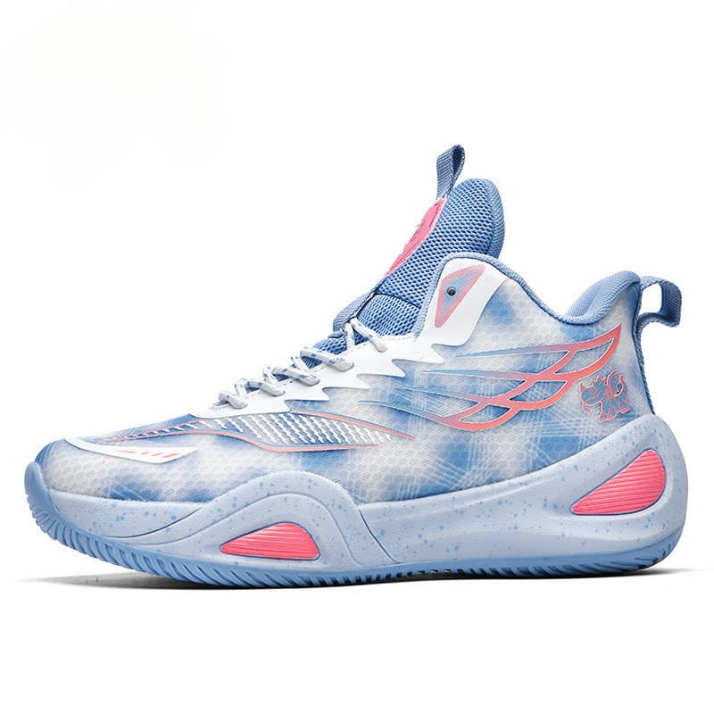 Tênis De Basquete Para Mulheres Homens Azul Respirável Antiderrapante Vôlei