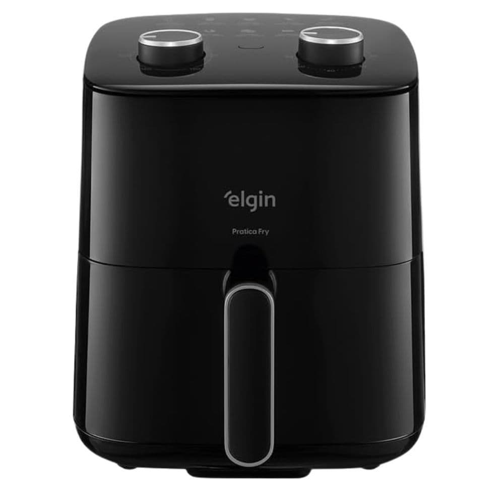 Fritadeira Eletrica Sem Óleo Air Frayer 3,7l Cesto Removível Antiaderente 1400w Elgin 127V