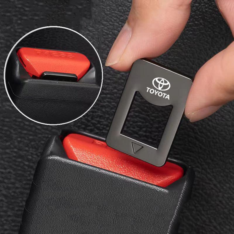 Para Toyota Escondido Cinto De Segurança De Carro Inserir Fivela De Metal Vios Wish Unser Avanza Sienta Hiace Estima Chr