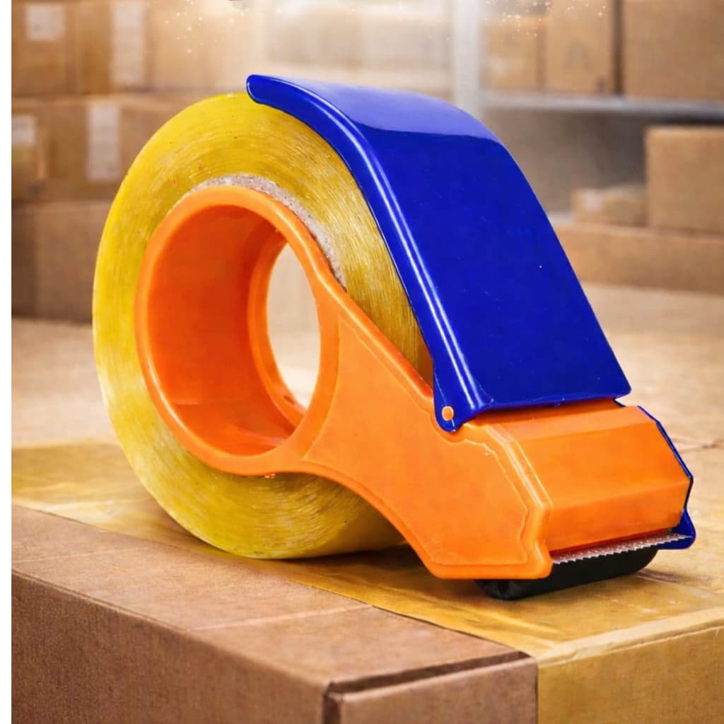 Aplicador de Fita Adesiva Larga  Suporte Durex Reforçado Embalagem Profissional Caixas