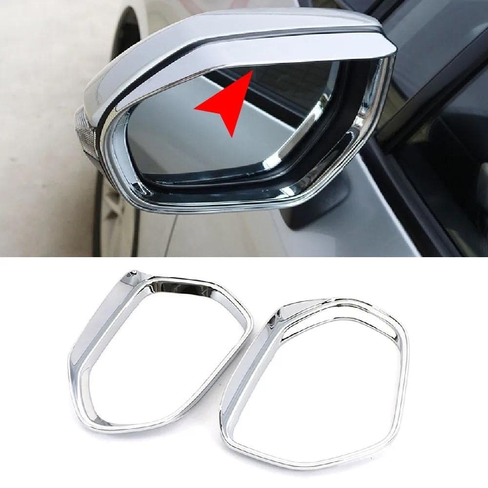 JEAZEA 2x Espelho Retrovisor Exterior Escudo De Chuva Carro Sobrancelha Decoração Guarnição Adequada Para Toyota Corolla
