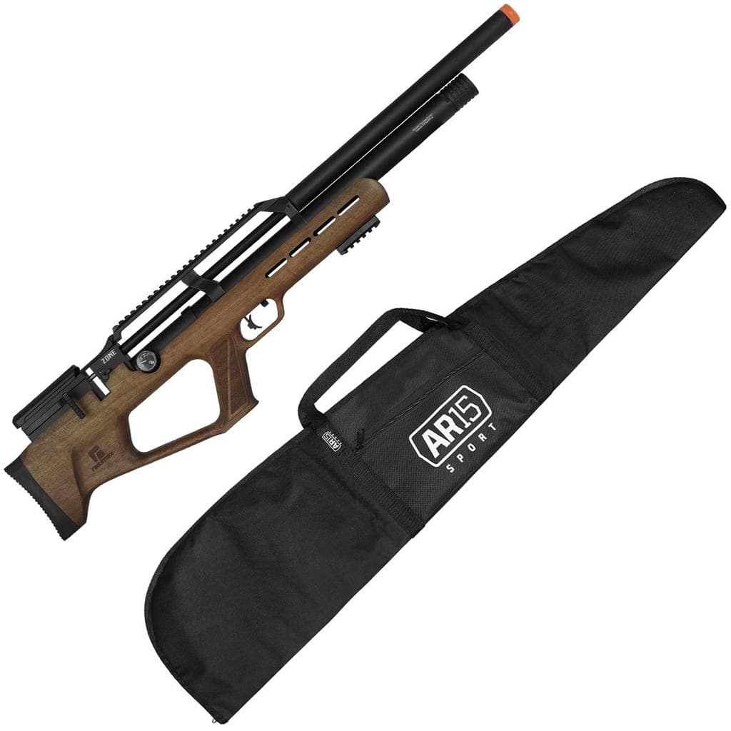 Carabina Pressao 6.35mm Zone PCP Madeira 250 BAR + Capa