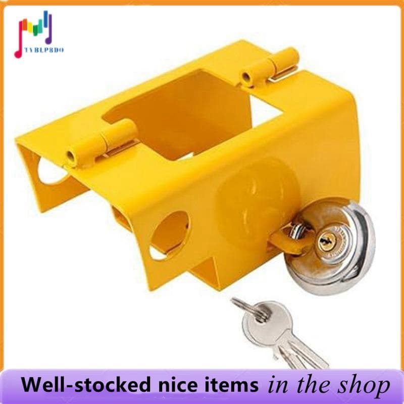 Bloqueio De Engate De Reboque Seguro À Prova De Intempéries Ajustável Anti-Roubo Língua Para Reboques