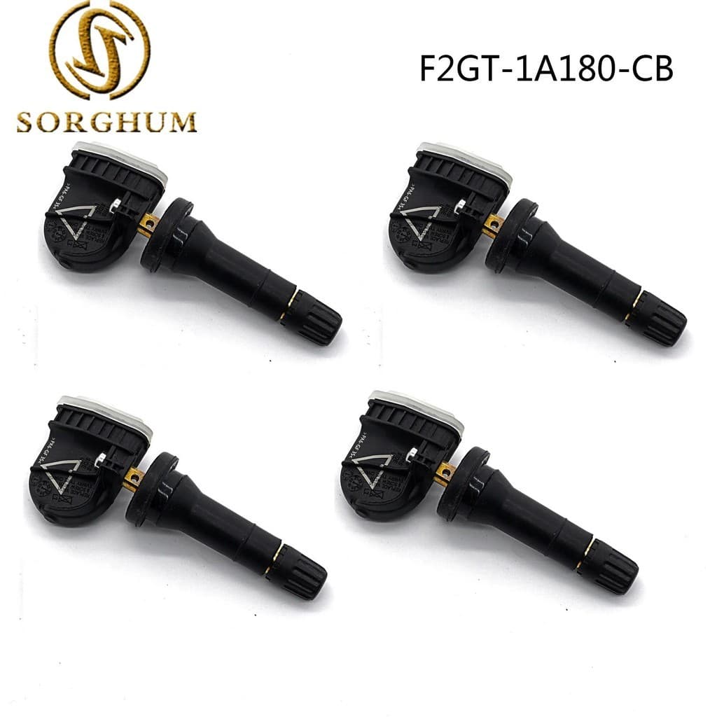 SORGHUM 4 Pçs TPMS Sensor De Pressão Dos Pneus F2GT-1A180-CB 1A150 Para Ford FoMoCo Novo Monitor 433MHZ