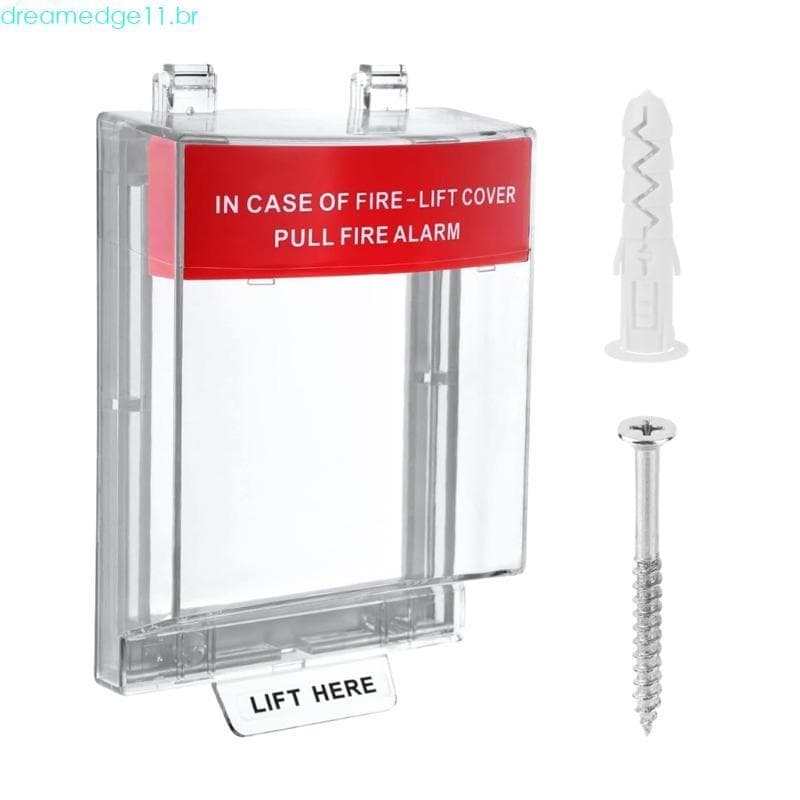 dreamedge11 Botão Alarme Incêndio Emergência Tampa Gabinetes Segurança Parede