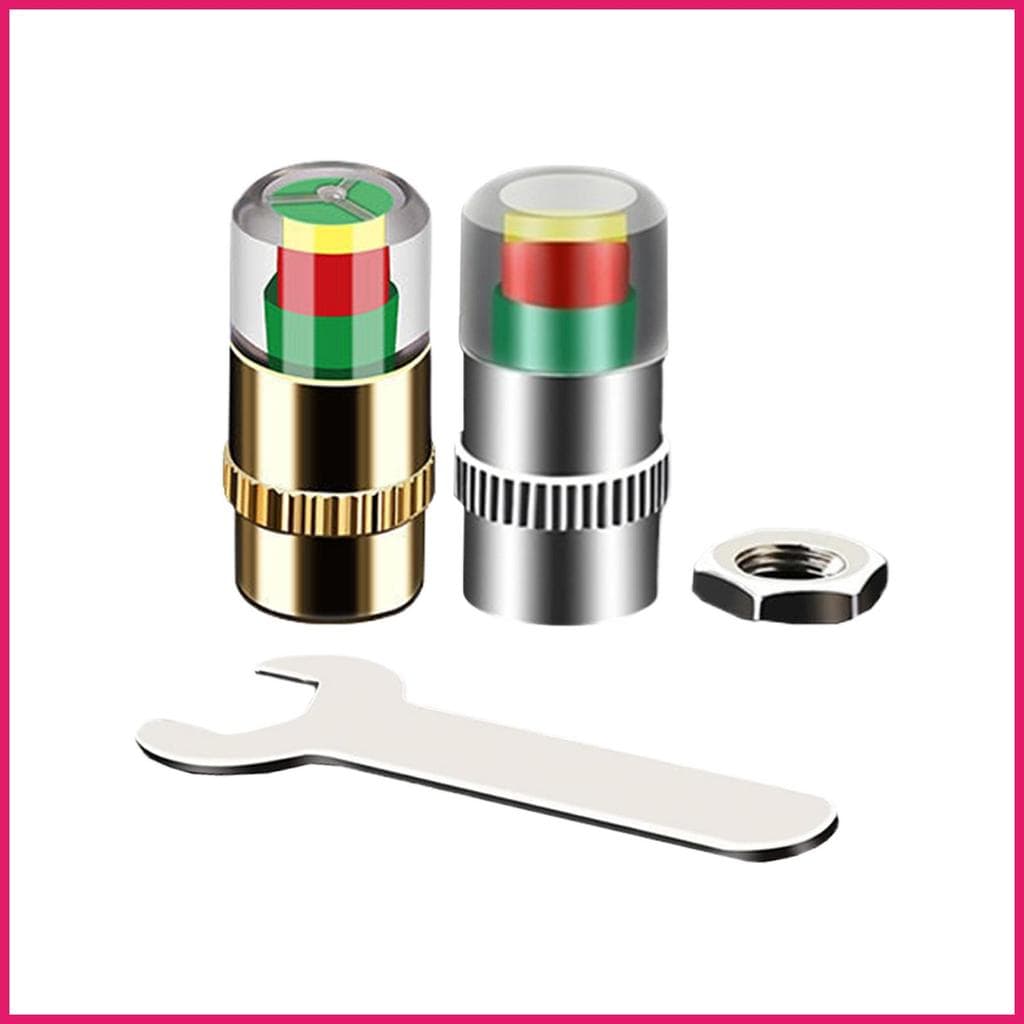 Tampas Do Monitor De Pressão Dos Pneus Inteligente 3 Cores Fácil De Ler Sensor Para Caminhão Suv Roda Auto terkibr