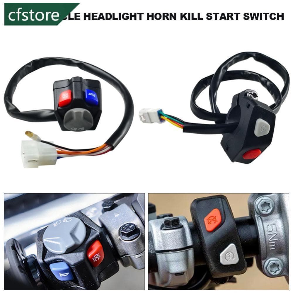CFSTORE Motocicleta Guiador Farol Chifre Matar Interruptor De Partida Para EXC XC XCW EXCF SX SXF 125 150 200 250 350 45