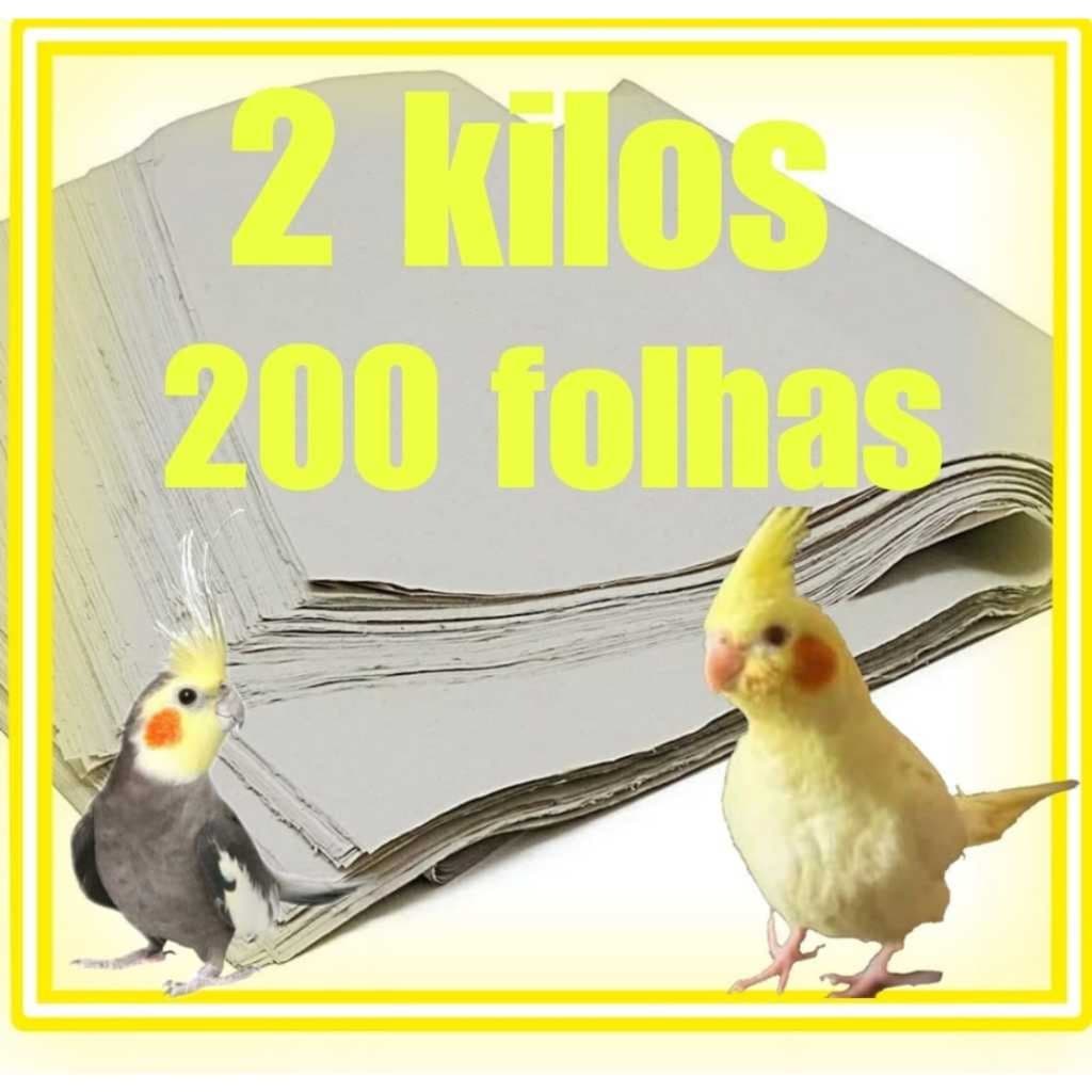 2KG DE PAPEL PARA FORRAR GAIOLAS , FOLHAS GRANDES 50X70 LIMPO E SEM CHEIRO ENVIO IMEDIATO.