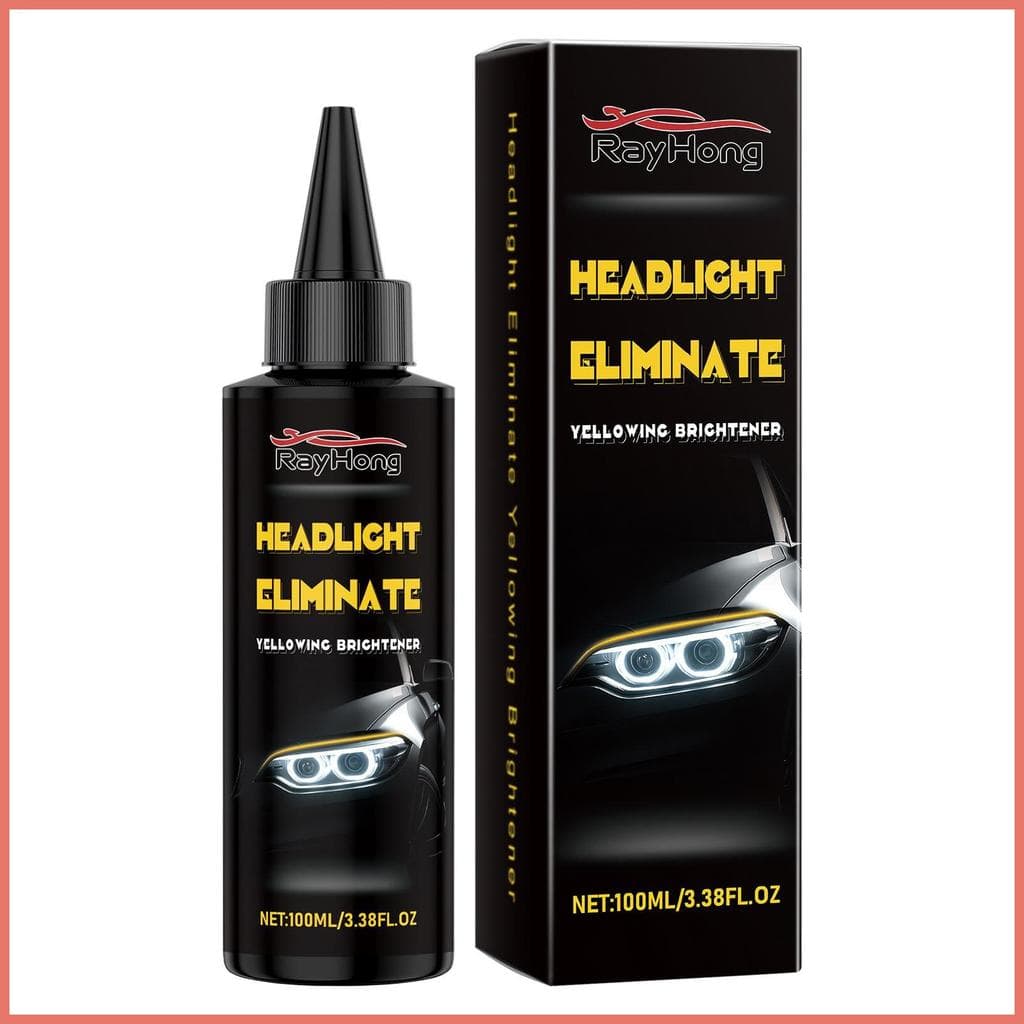 Líquido Restaurador De Farol De Carro 100ml Solução De Longa Duração De Limpeza Automóvel Para Iniciantes xurit3br