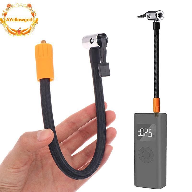 AYellowgod 1 Peça Adaptador De Mangueira De Inflação De Rosca Fina 30 Cm Inflador De Ar De Pneu De Carro M6 Loing Air Ch