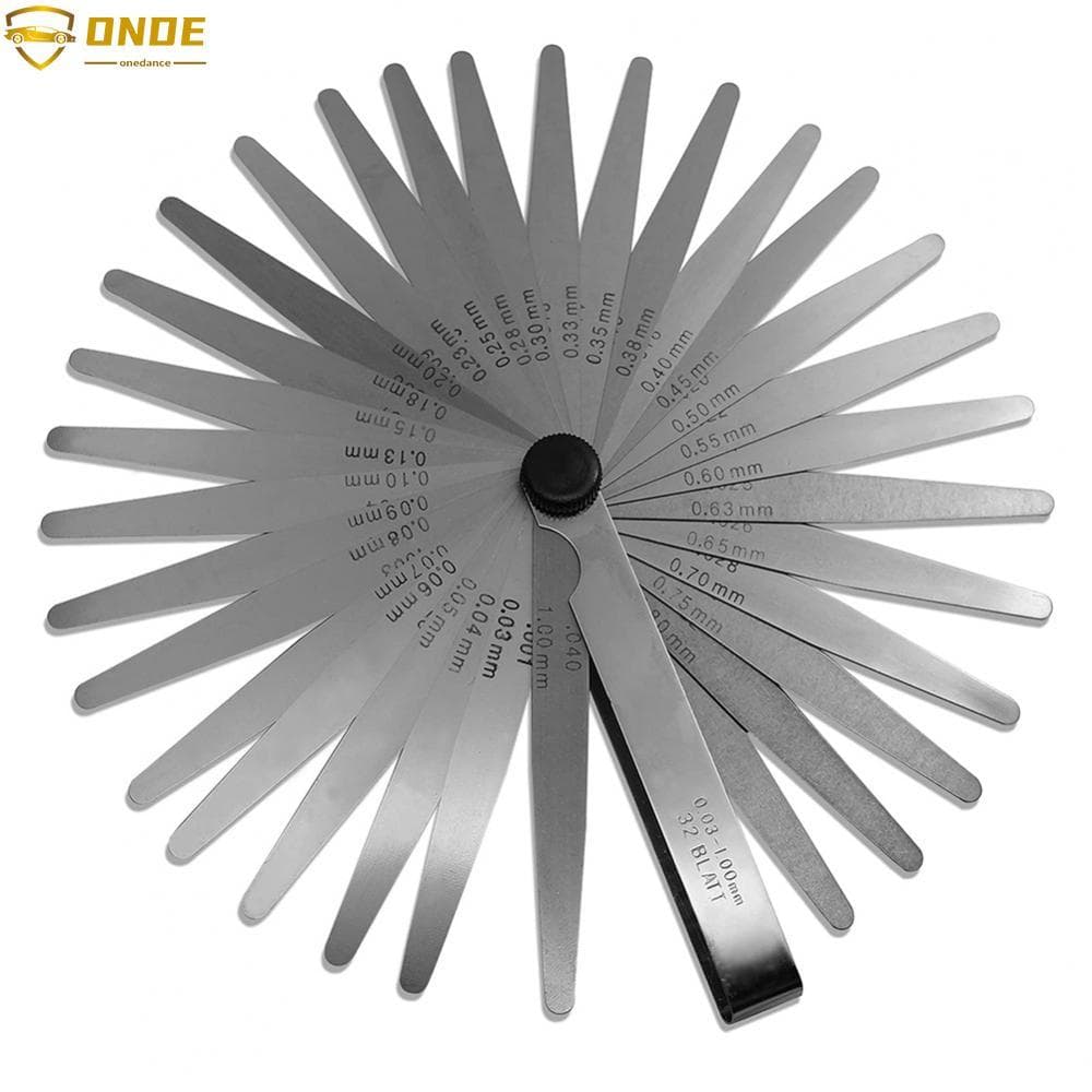Accurate Measuring Tool 32pc Feeler Gauge Set Stainless Steel 0 03 1mm 0 0010 04