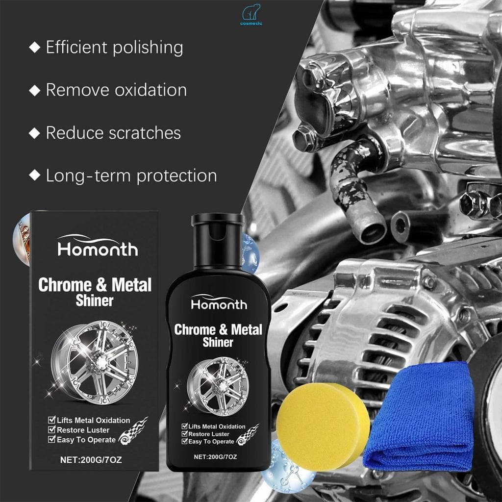 Creme Polonês De Metal Para Cobre De Aço De Alumínio Remove A Camada De Oxidação Restaura O Brilho