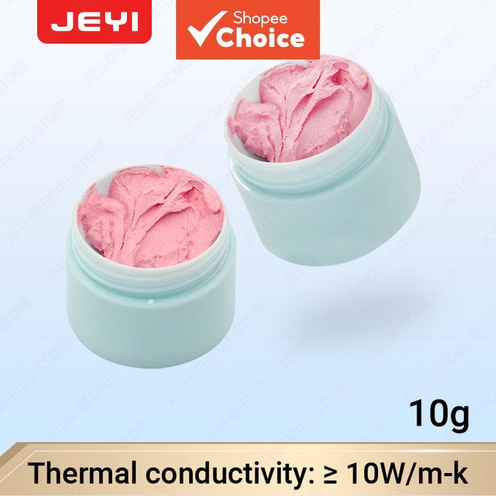  Pasta térmica JEYI `10W/mk 10g de silicone para dissipador de calor processador CPU GPU VGA
