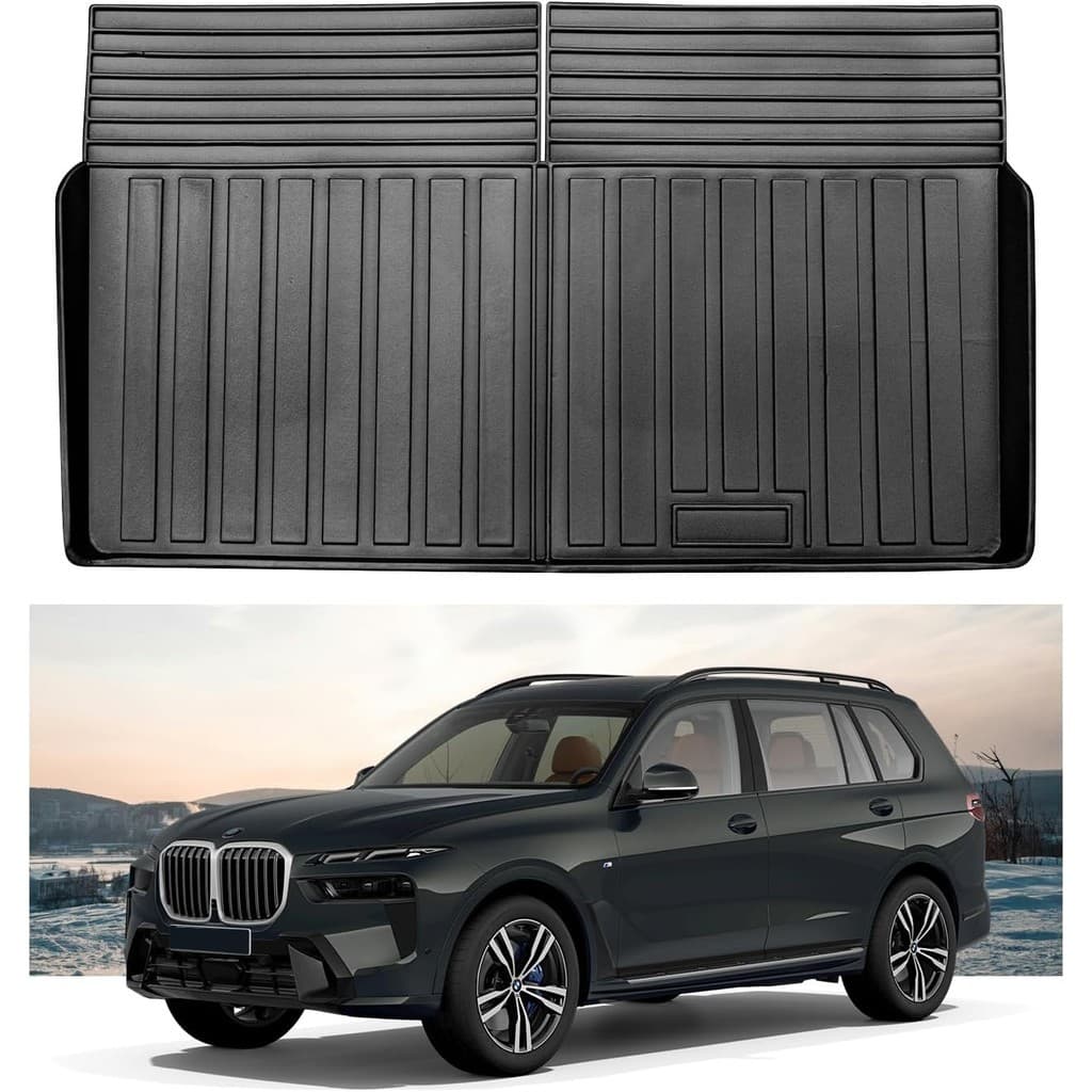 Tapetes De Carga Traseiros Para 2025-2019 BMW X7 6/7 Lugares Forro De Porta-Malas Tapete Traseiro Personalizado 3D 2019 