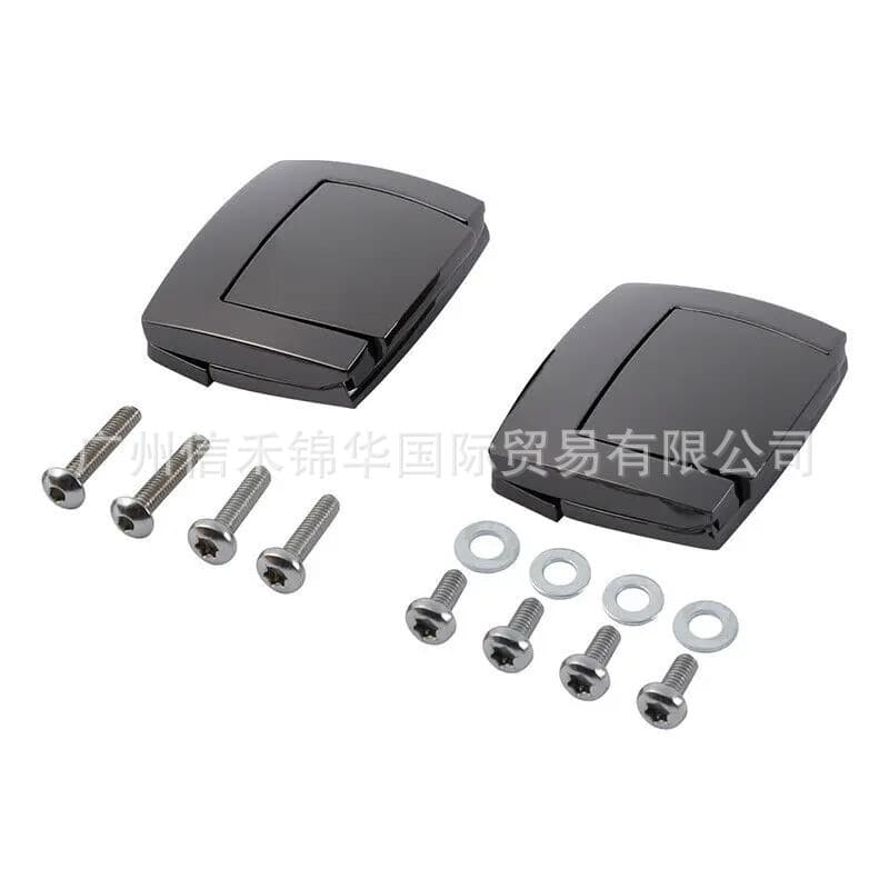 Adequado para Harley planador carro-chefe rua luzes duplas modificado caixa traseira painel bloqueio caixa traseira inte