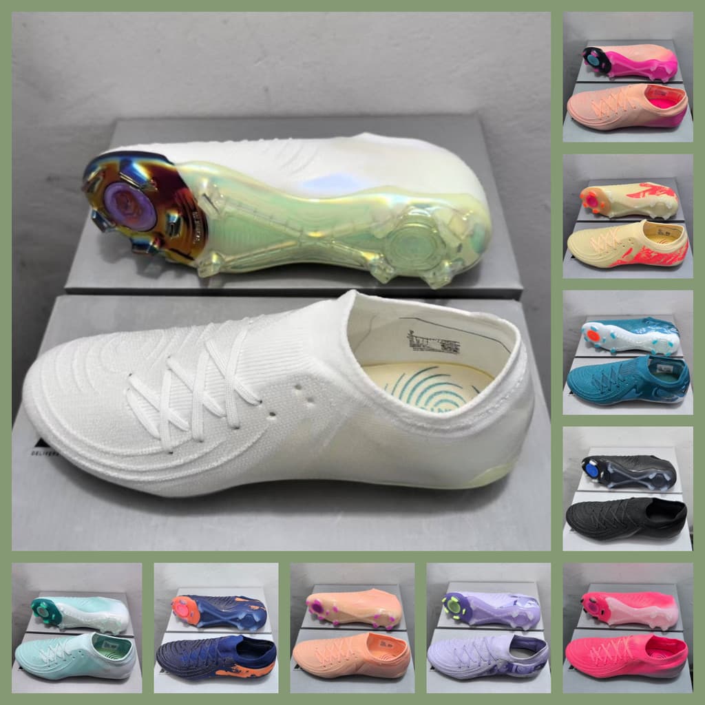 Novas Botas De Futebol Impermeáveis De Malha Completa De Corte Baixo Combinando Com Yuesha MD FG 39-45 Cores EKEM