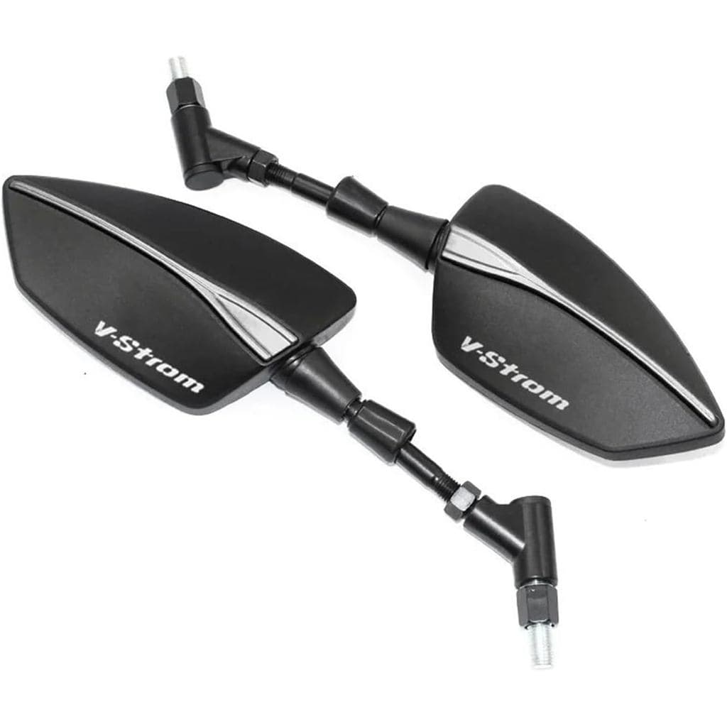 Para Suzuki DL650 V-Strom DL1000 DL 650/XT DL1000/XT V Espelhos Retrovisores Laterais de Motocicleta (Prata)