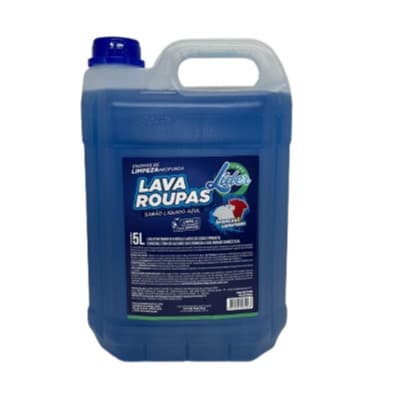 SABÃO LÍQUIDO - LAVA ROUPAS BLUE 5 LITROS