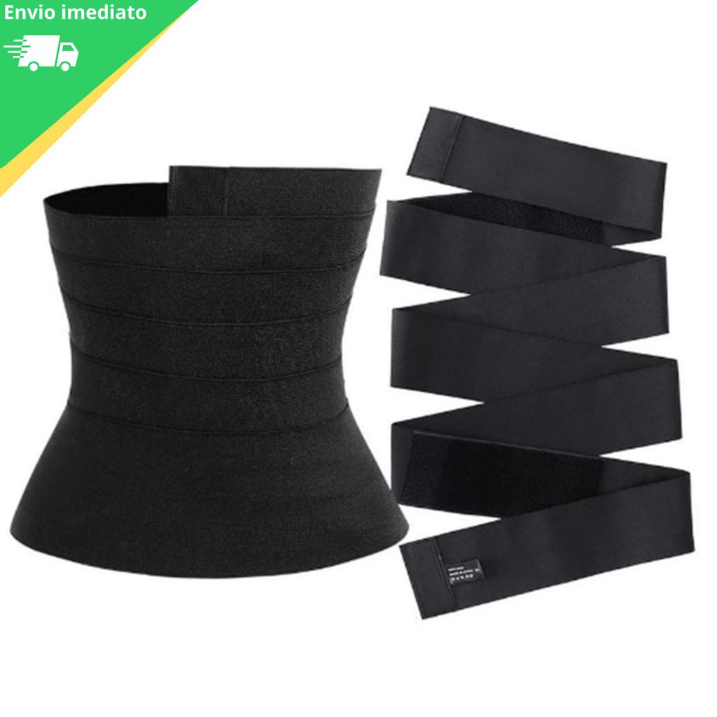 Cinta Modeladora Feminina Alta Compressão Abdominal Sinta Pós Parto Faixa Plus Size Redutor Medidas