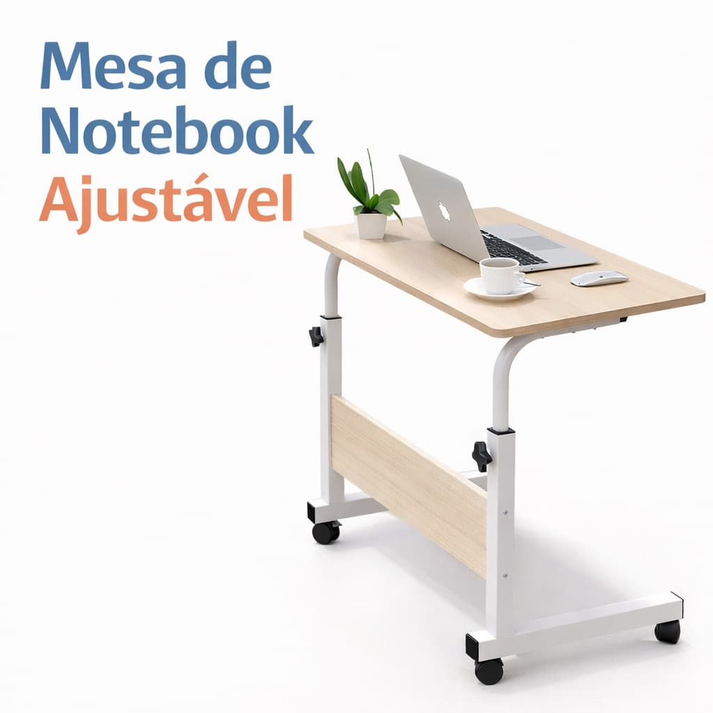Mesa Notebook Premium Elegante E Ajustável Multifuncional