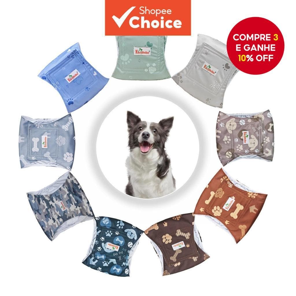 Fraldas Reutilizáveis Para Cães Masculinos – Envoltório Lavável Barriga De Animais De Estimação , Calças De Pano Imperme