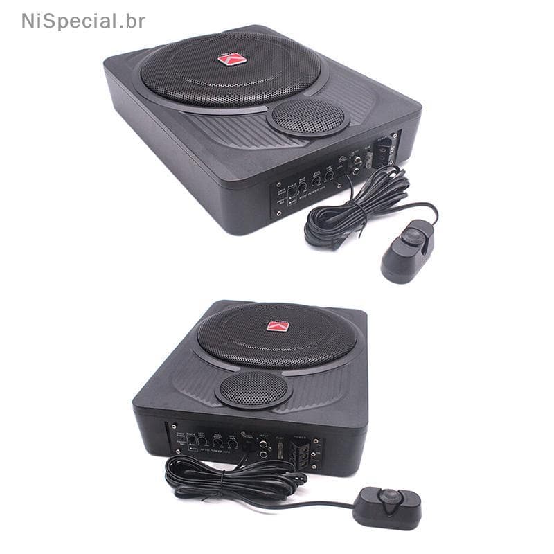 [Nis] ​ Amplificador De Carro Sintonizador Controlador Subwoofer Controle Remoto De Ajuste De Volume Para Sistema Alto-F