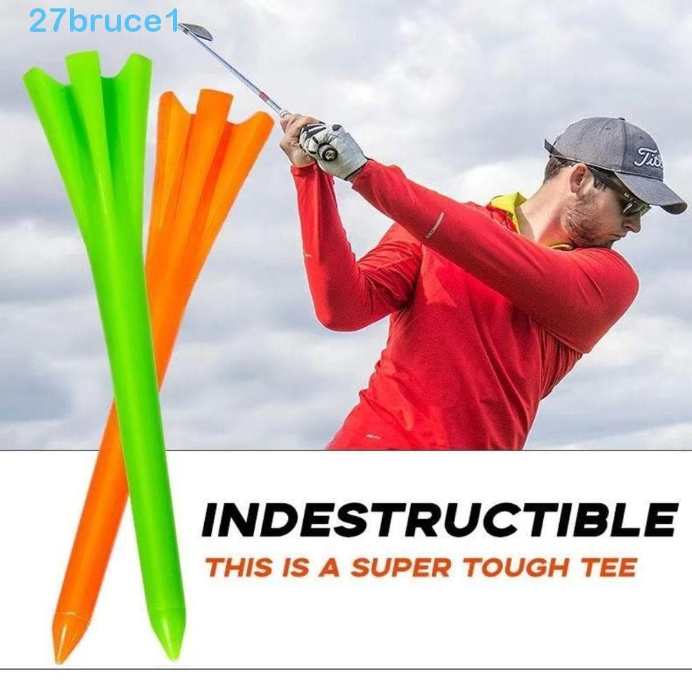 BRUCE1 100 Unidades De Conjunto De Camisetas De Golfe , Suporte De Bola De Fricção Reduzida De Plástico , Assentos Inque