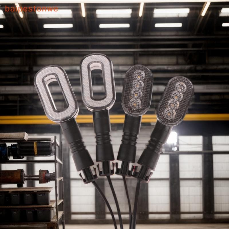 [baipestonwe] 2 Pcs Luz Traseira De Buzina De Sinal De Mudança De Direção De Bicicleta 36V/48V/60V/72V Lâmpada De Advert