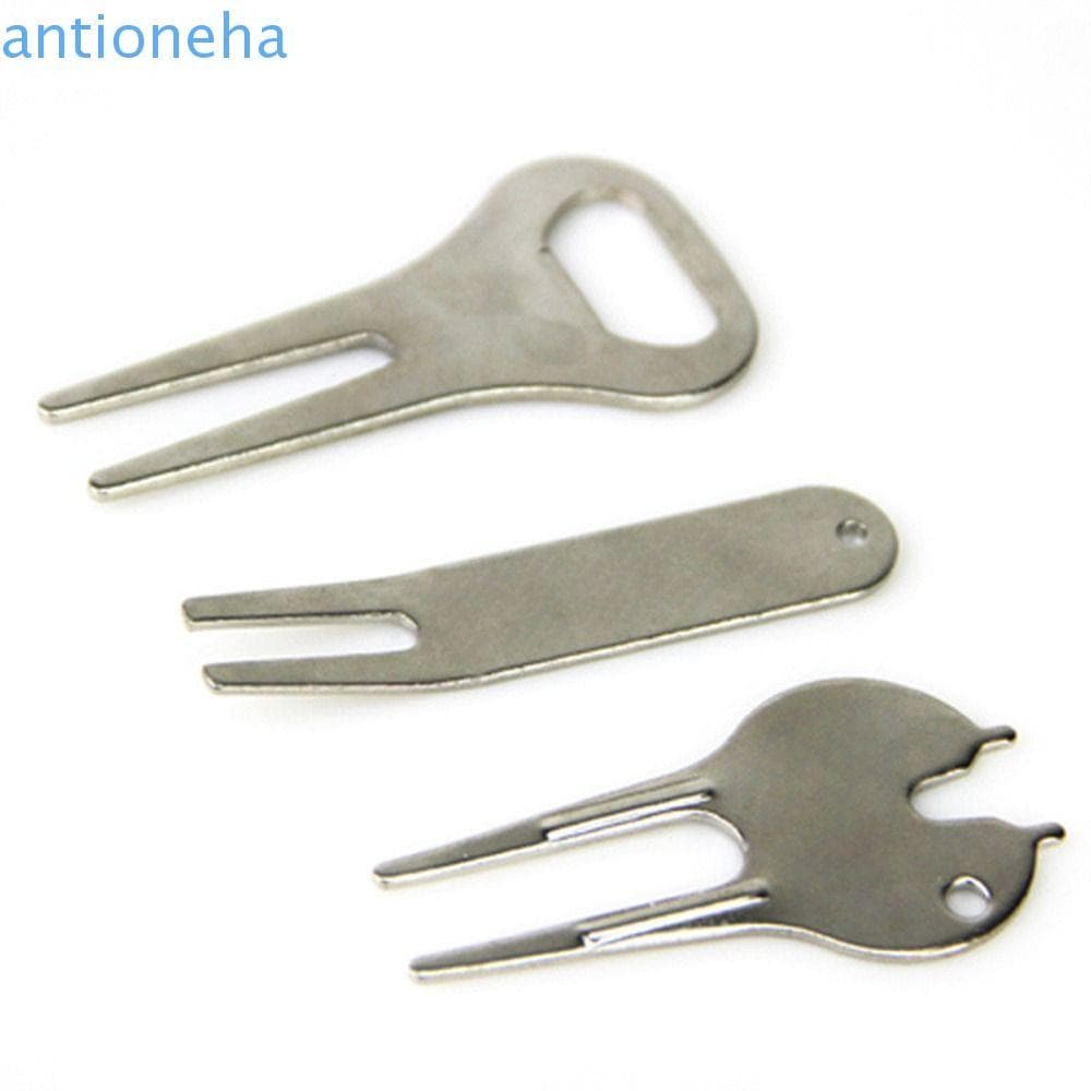 Ferramenta De Reparo De Divot ANTIONEHA , Leve Com Correntes De Contas Forquilha De Golfe , Garfo Verde De Metal De Liga