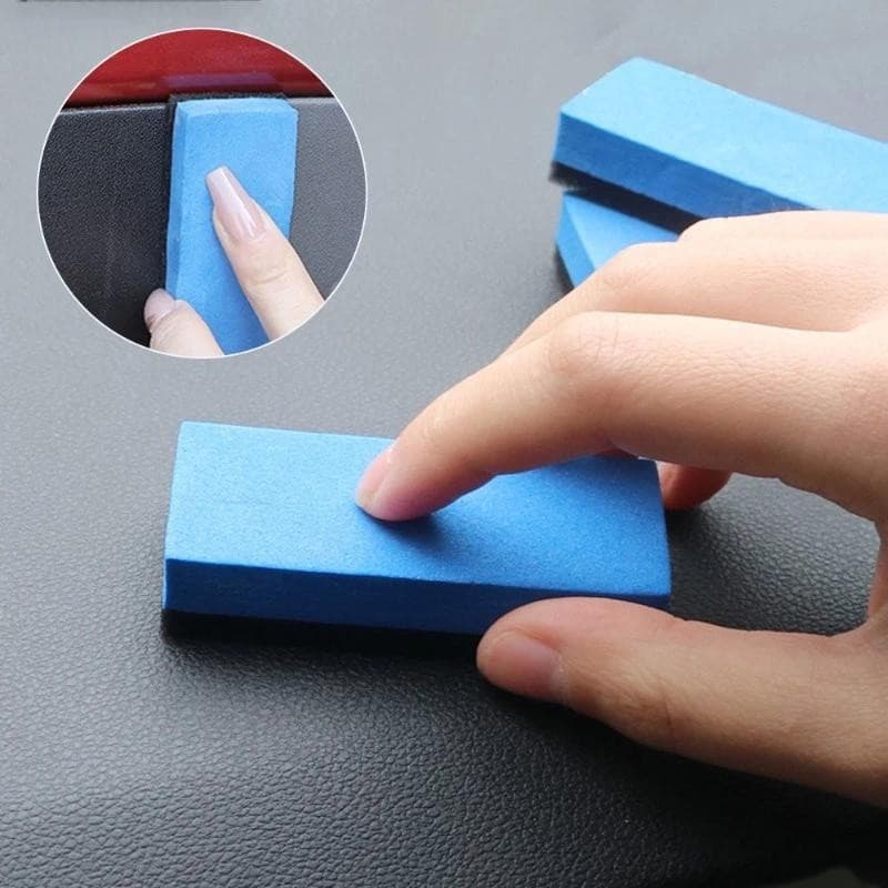 Aplicador De Revestimento Almofada Cera Do Carro Esponja Limpeza EVA Polonês Ferramenta