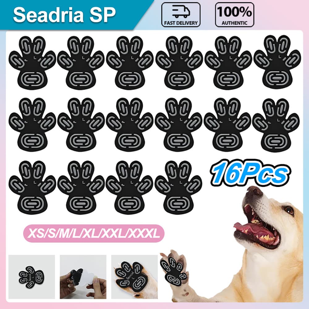 Adesivo Antiderrapante Protetor De Pata De Cachorro 16 Pcs