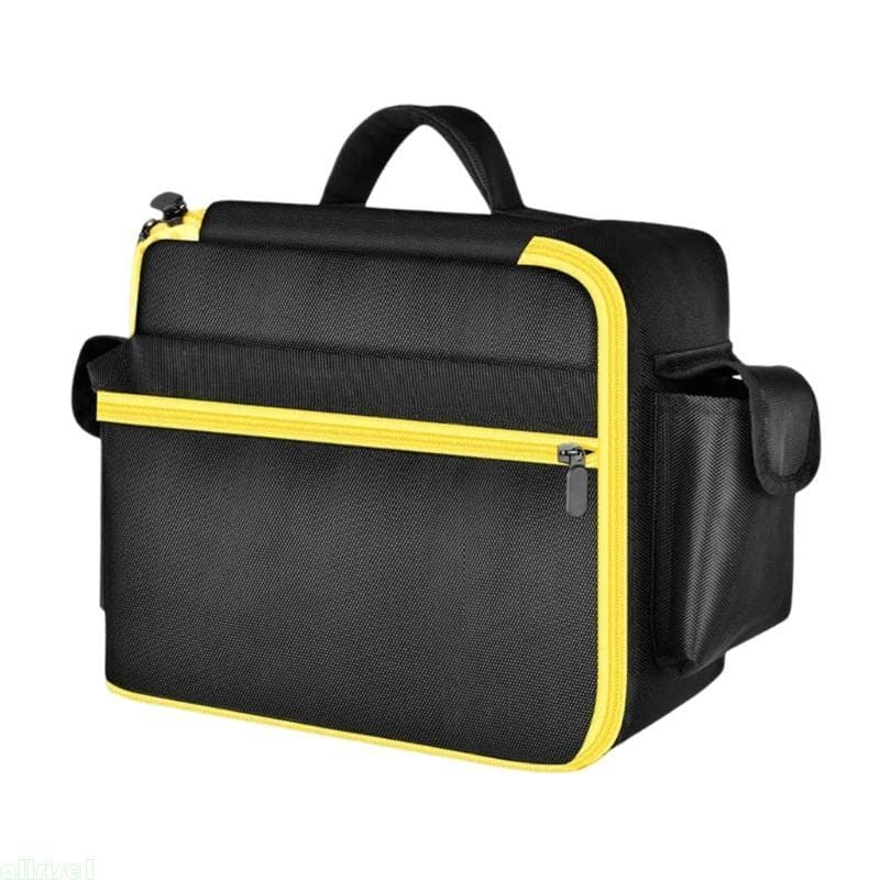 Bolsa Transporte Multifuncional Para Ferramentas E Acessórios Zíperes, Suporte Compressor Ar, Estojo