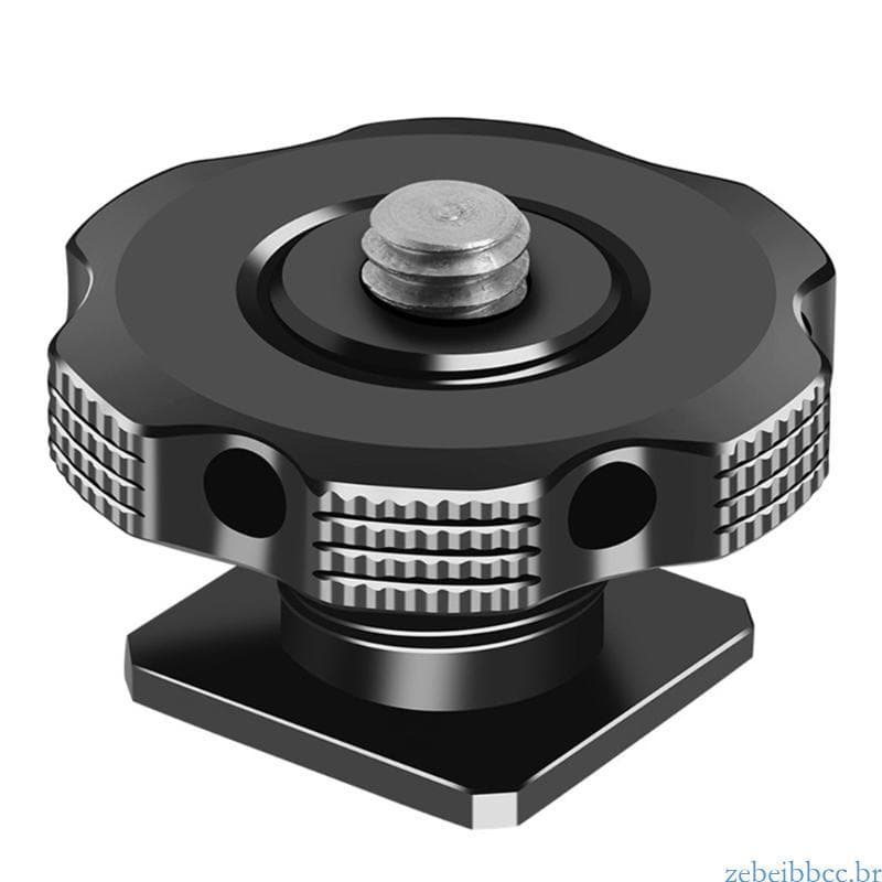 zebeibbcbr Adaptador Montagem Sapata Fria 1 4 Polegadas Rosca Parafuso Suporte Piscante